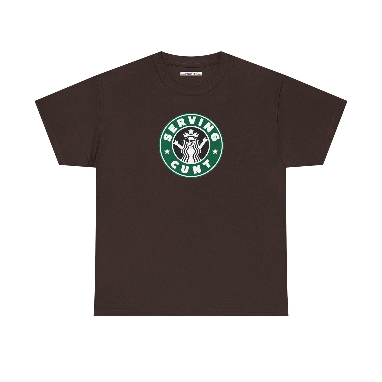 SERVINGCUNT Unisex Heavy Cotton Tee