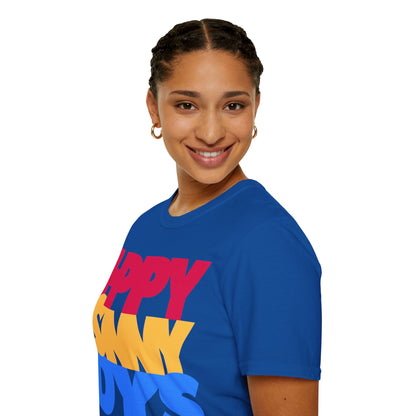 HPPY SNNY DYS Unisex Softstyle 100% Cotton T-Shirt