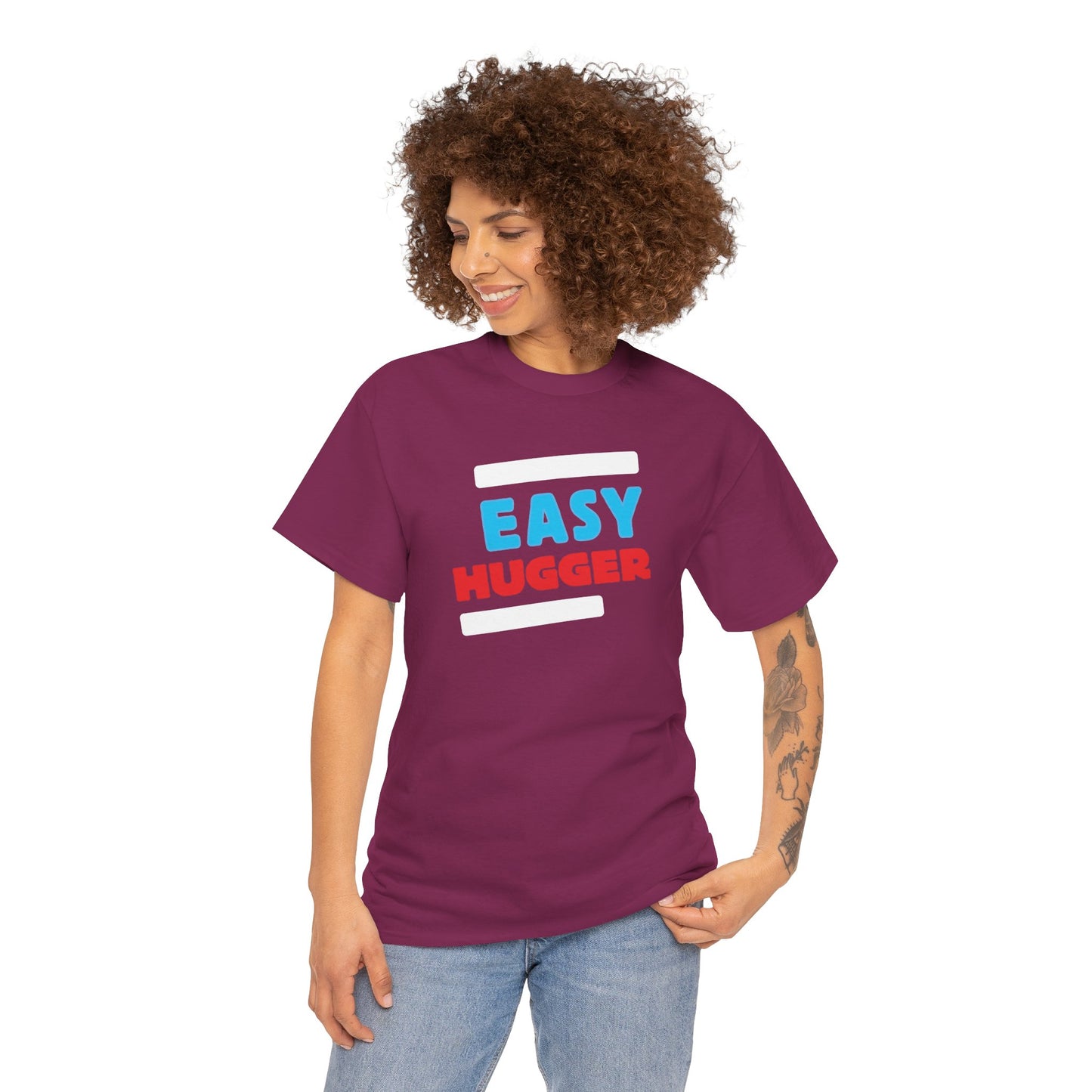 EASY HUGGER Unisex Heavy Cotton Tee