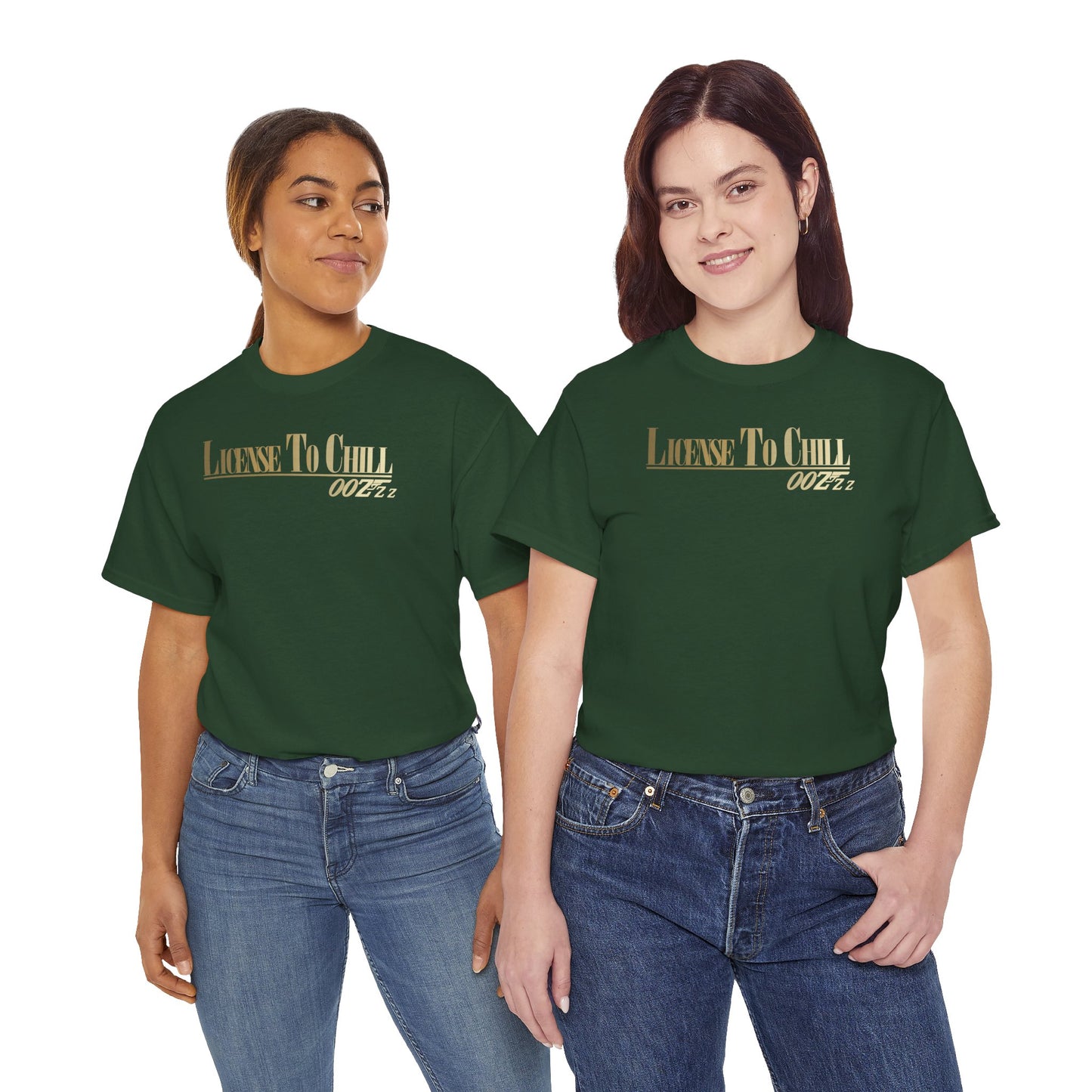 LICENSE TO CHILL 00Zzz Unisex Heavy Cotton Tee