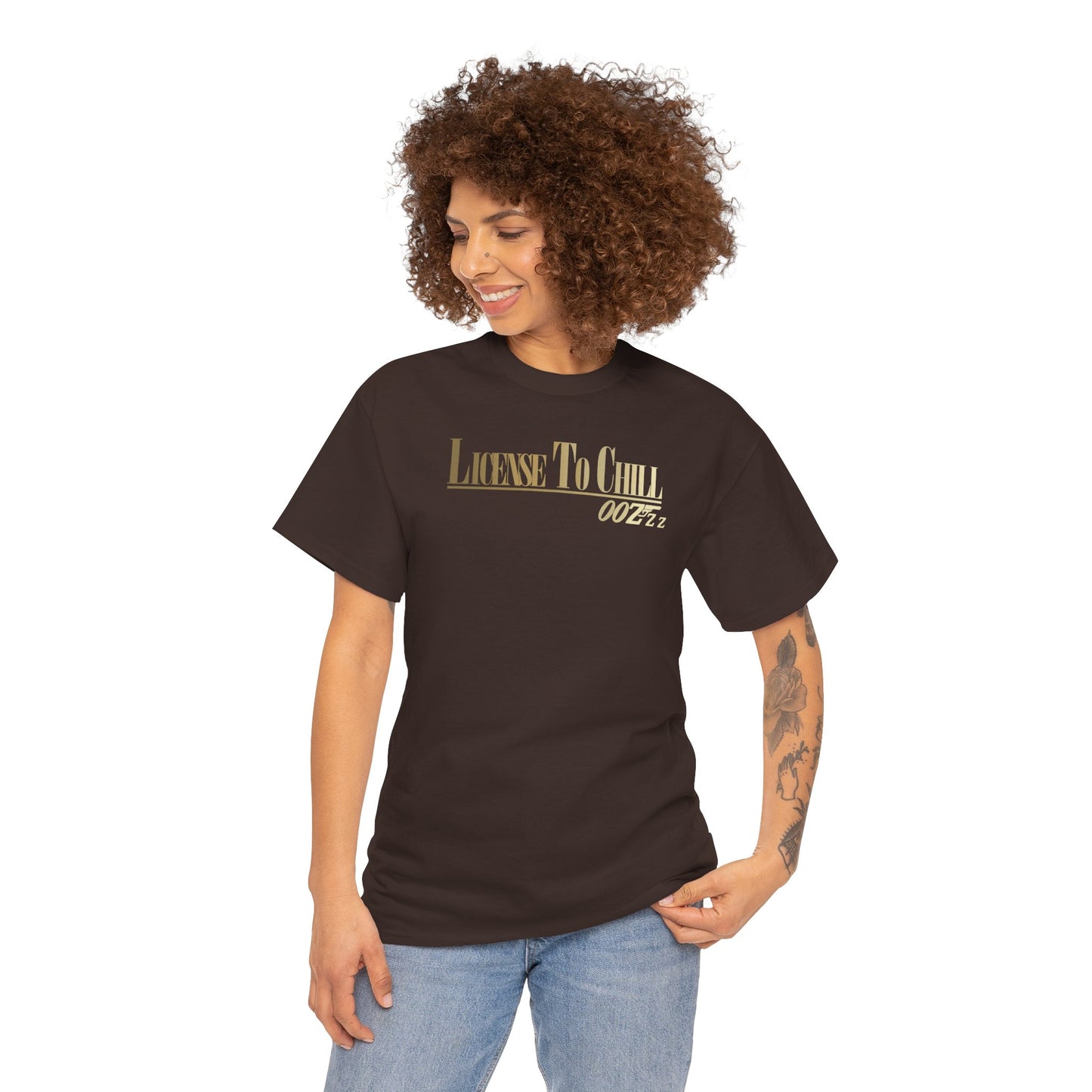 LICENSE TO CHILL 00Zzz Unisex Heavy Cotton Tee