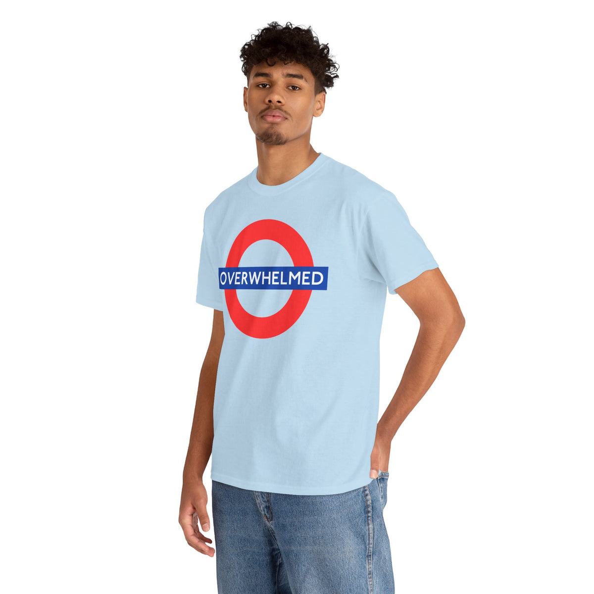 OVERWHELMED Unisex Heavy Cotton Tee