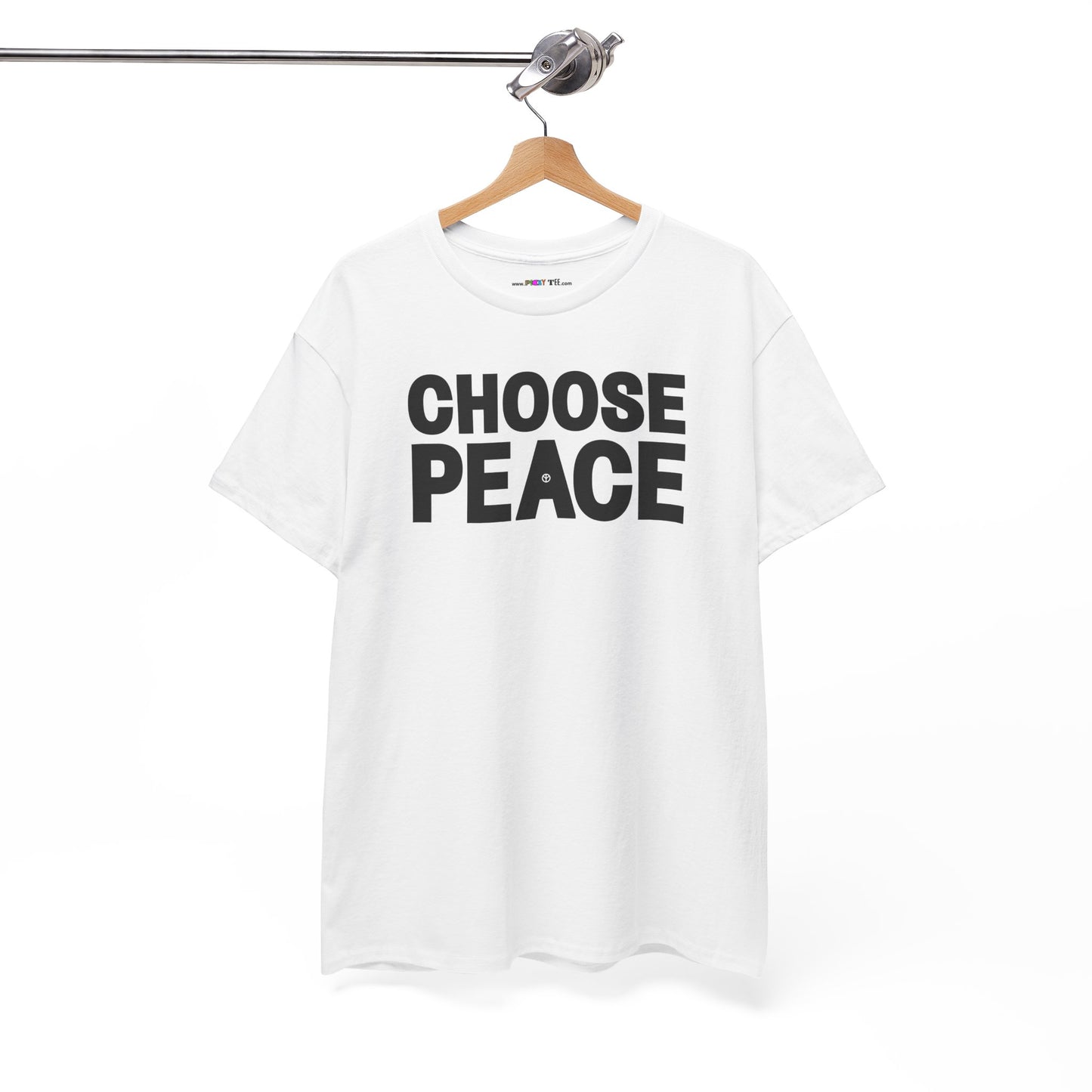 CHOOSE PEACE Unisex Heavy Cotton Tee