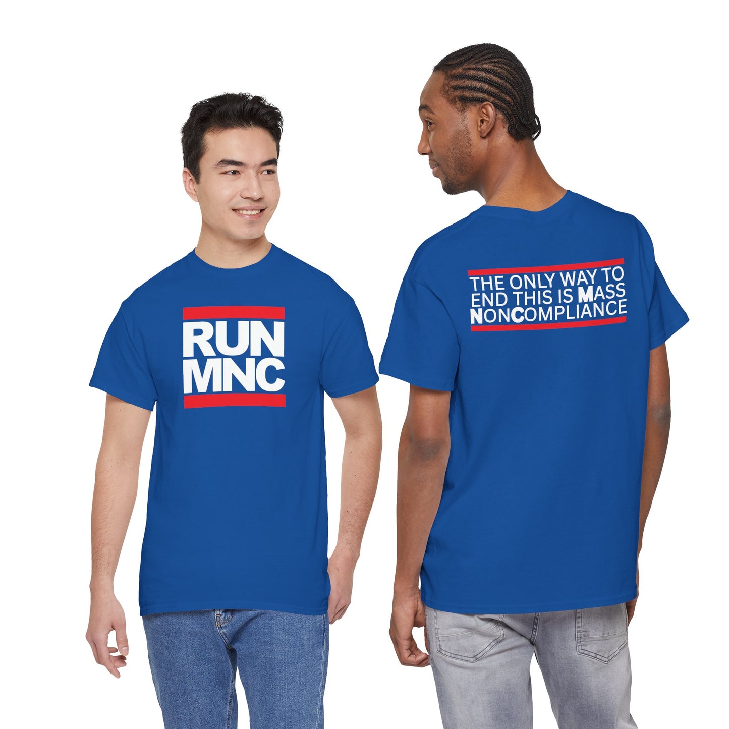 RUNMNC Unisex Heavy Cotton Tee