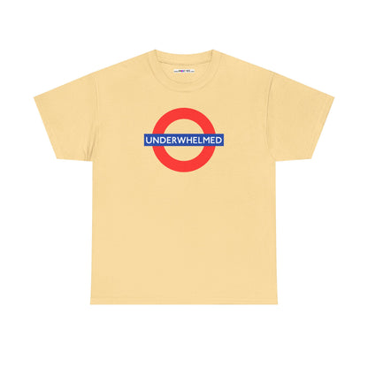 UNDERWHELMED Unisex Heavy Cotton Tee