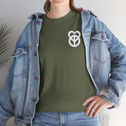 KEEP PEACE AND LOVE ON Unisex Heavy Cotton Tee