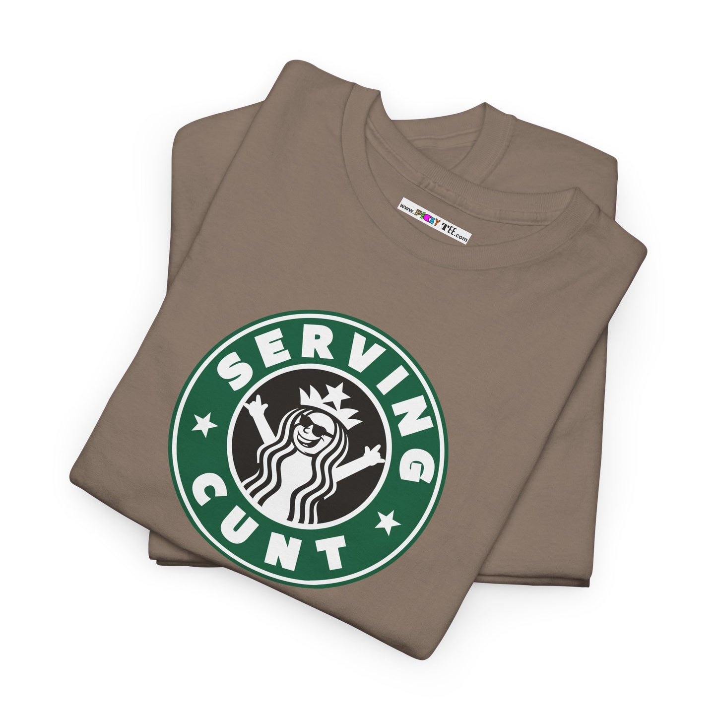 SERVINGCUNT Unisex Heavy Cotton Tee