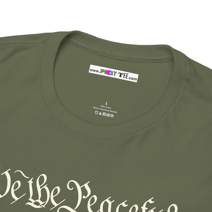 WE THE PEACEFUL Unisex Heavy Cotton Tee