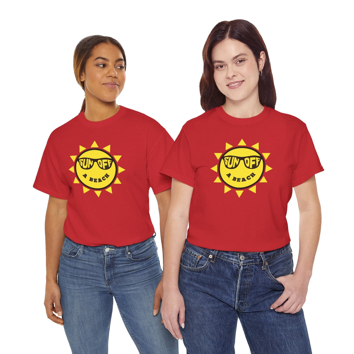 SUN OFF A BEACH Unisex Heavy Cotton Tee