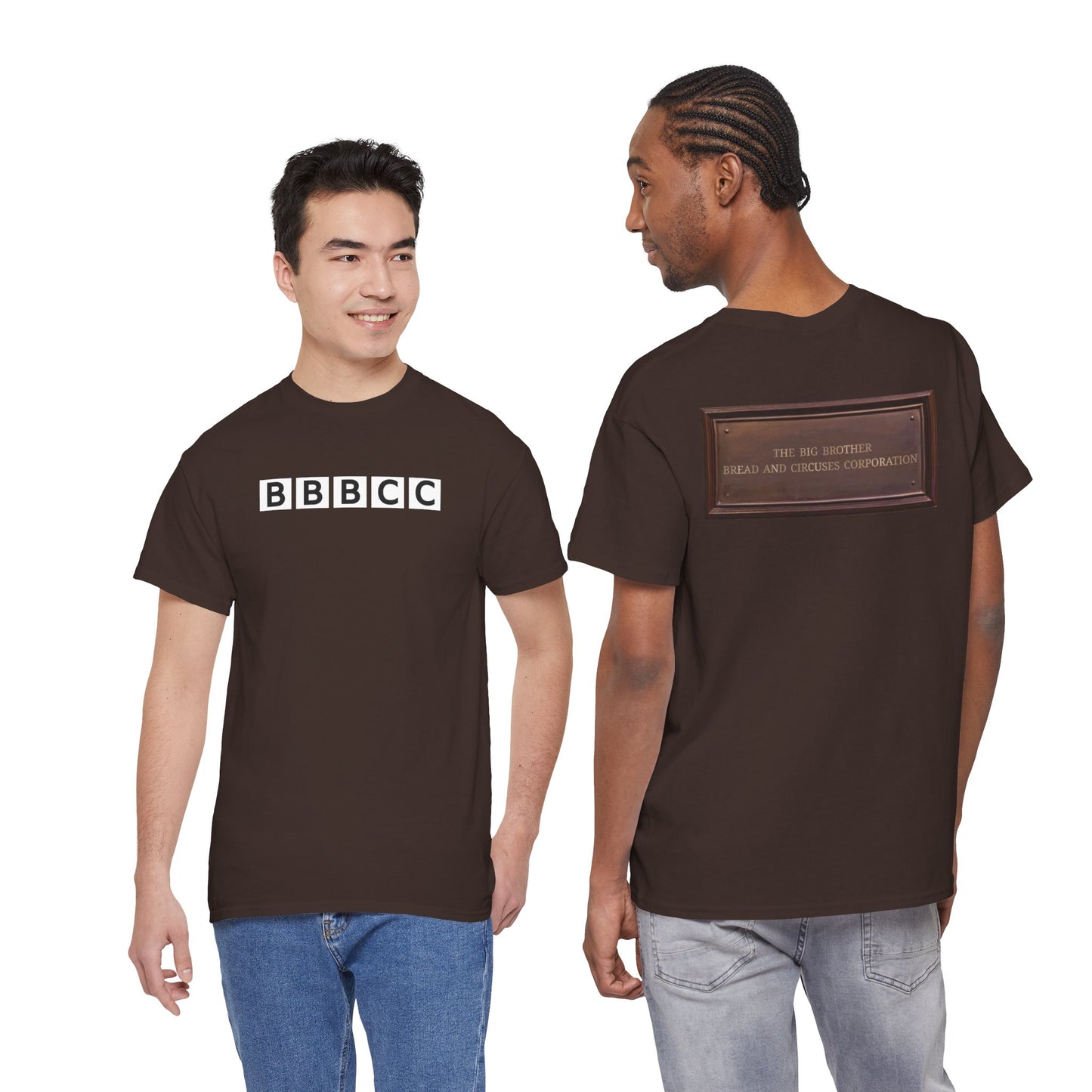 BBBCC the big brother bread and circuses corporation Unisex Heavy Cotton Tee