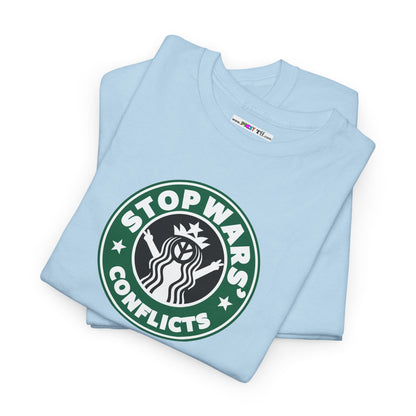 STOP WARS' CONFLICTS Unisex Heavy Cotton Tee