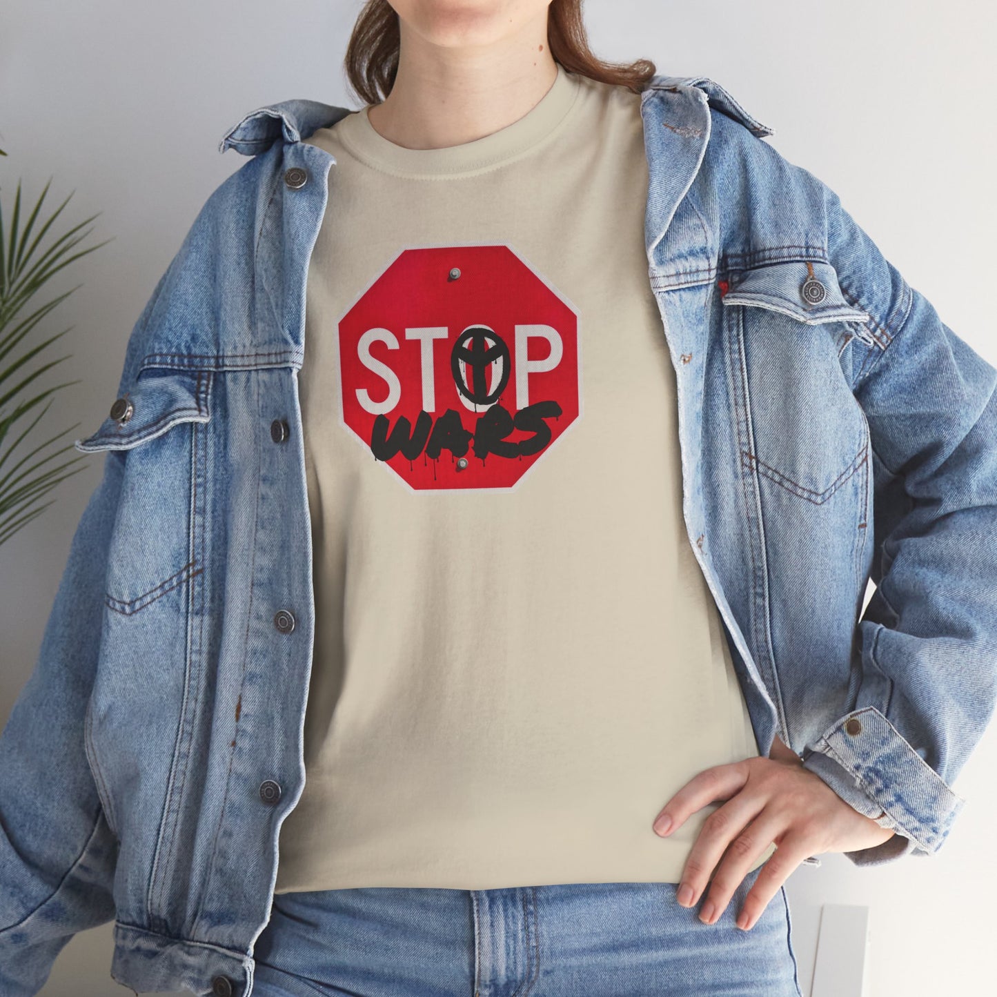 STOP wars Unisex Heavy Cotton Tee