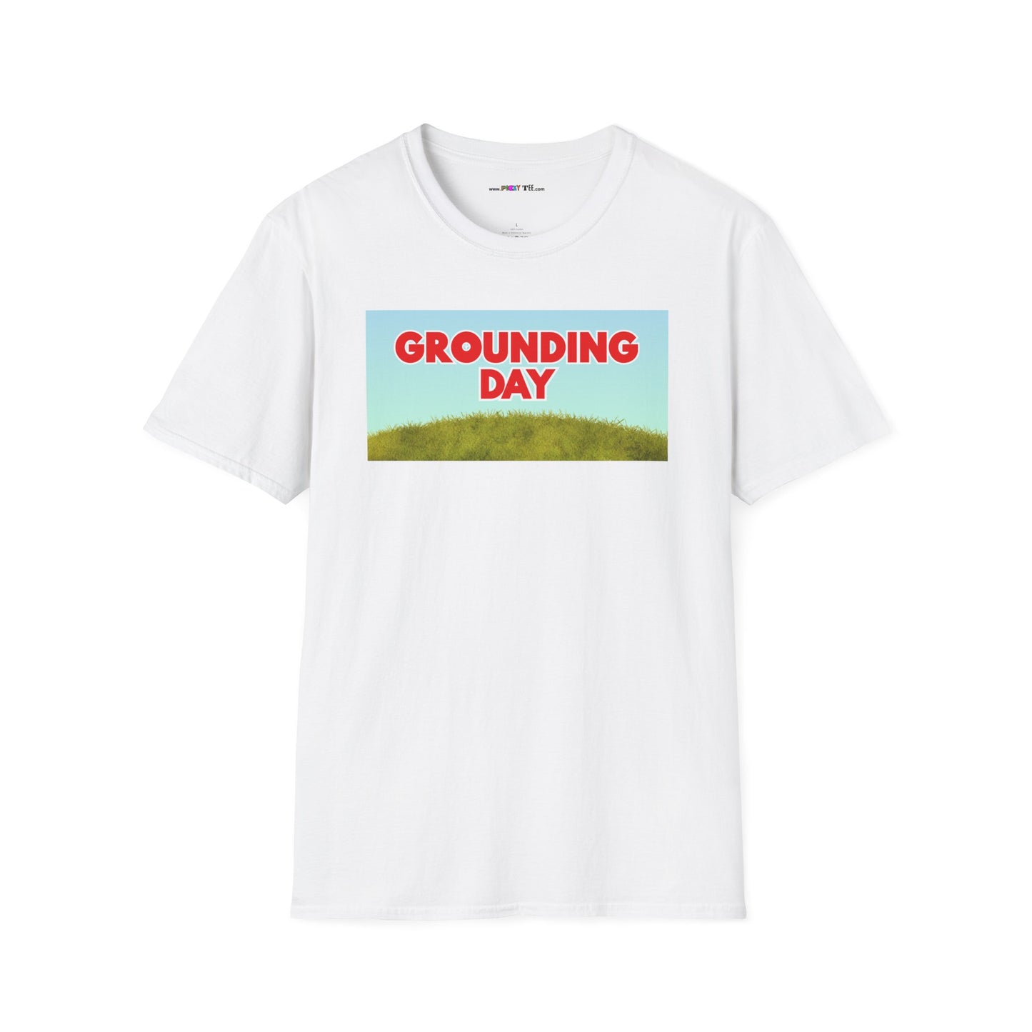 GROUNDING DAY Unisex Softstyle 100% Cotton T-Shirt