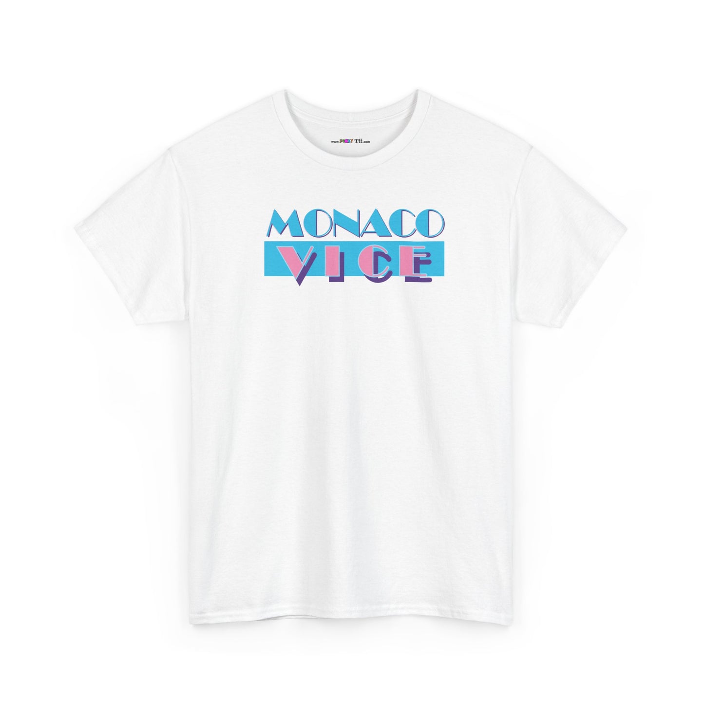 MONACO VICE Unisex Heavy Cotton Tee
