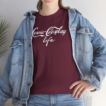 Cosmic Cosplay Life Unisex Heavy Cotton Tee