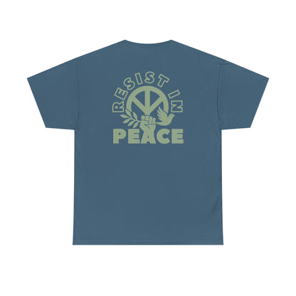 RESIST IN PEACE Unisex Heavy Cotton Tee