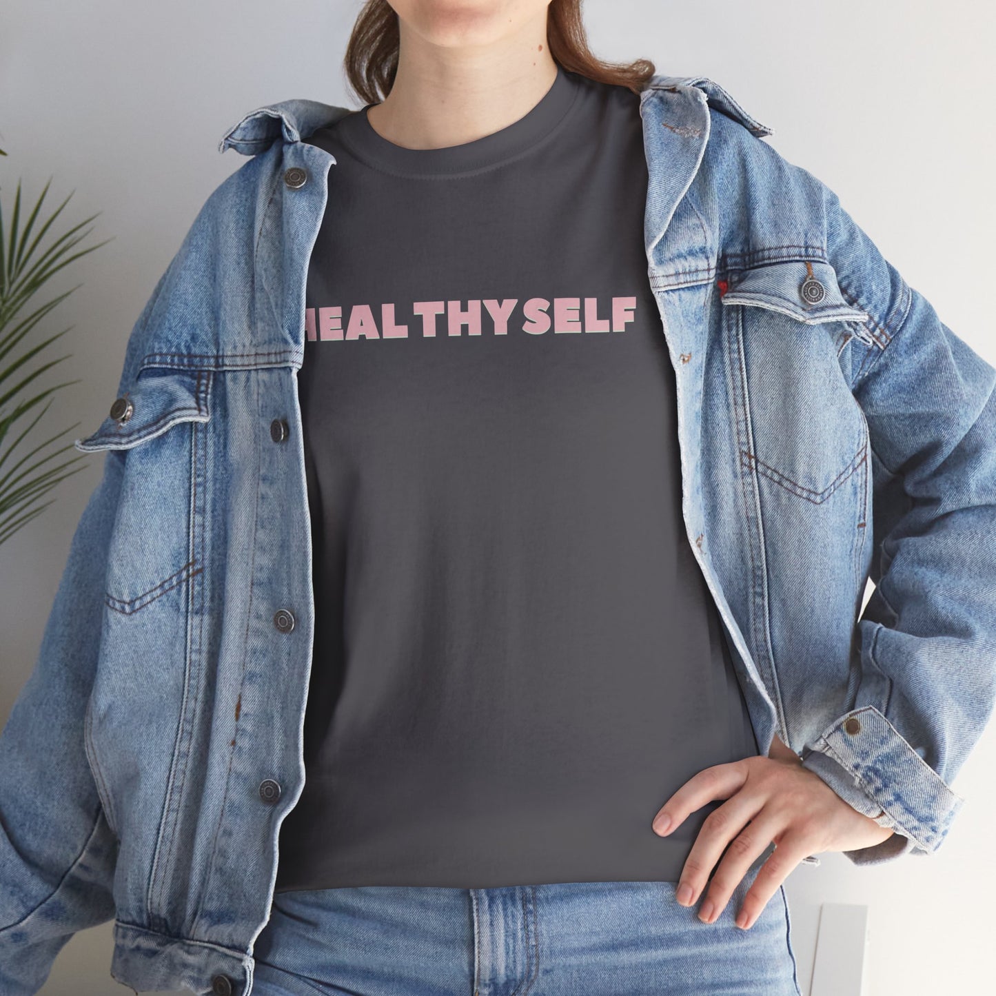 HEAL THY SELF Unisex Heavy Cotton Tee