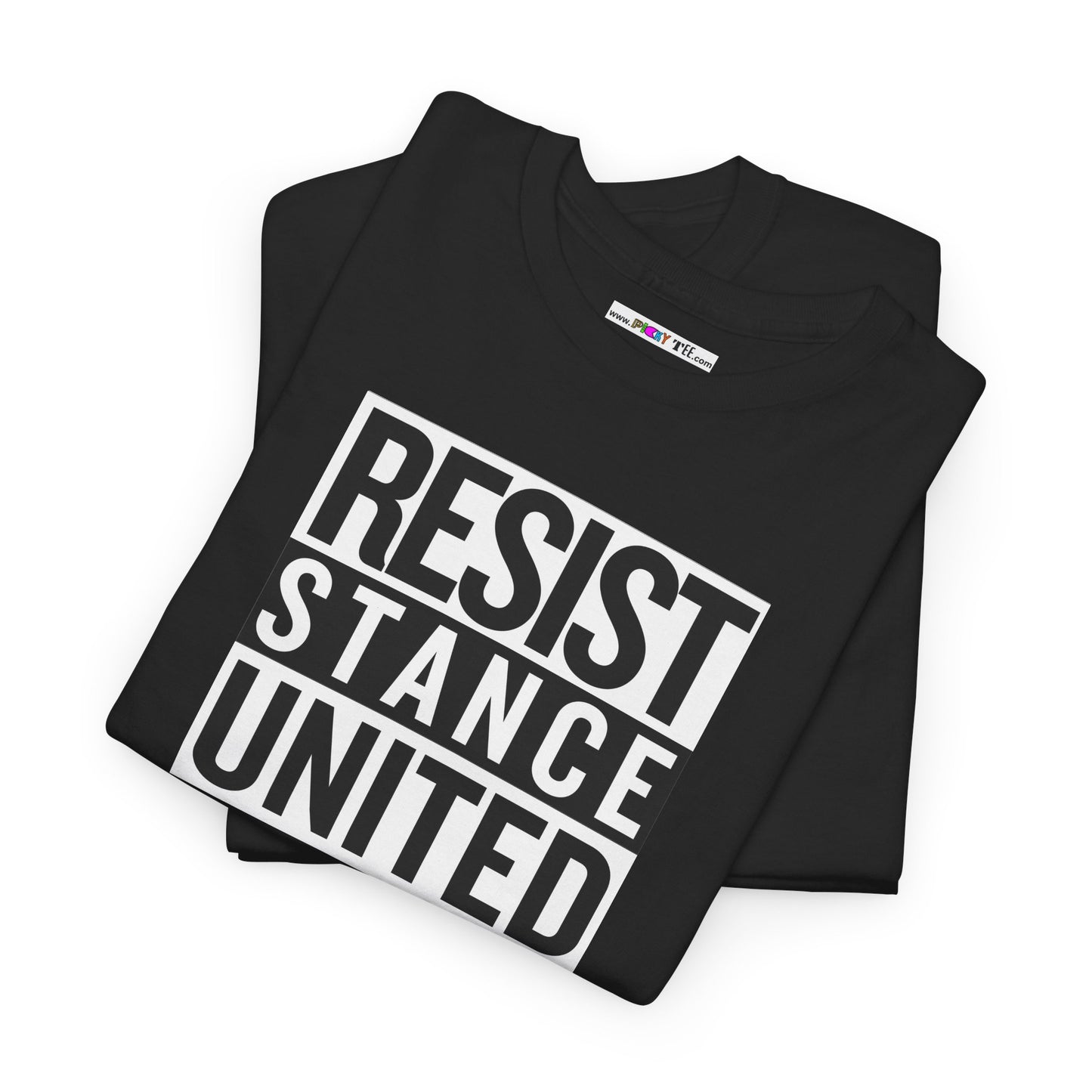 RESIST STANCE UNITED Unisex Heavy Cotton Tee