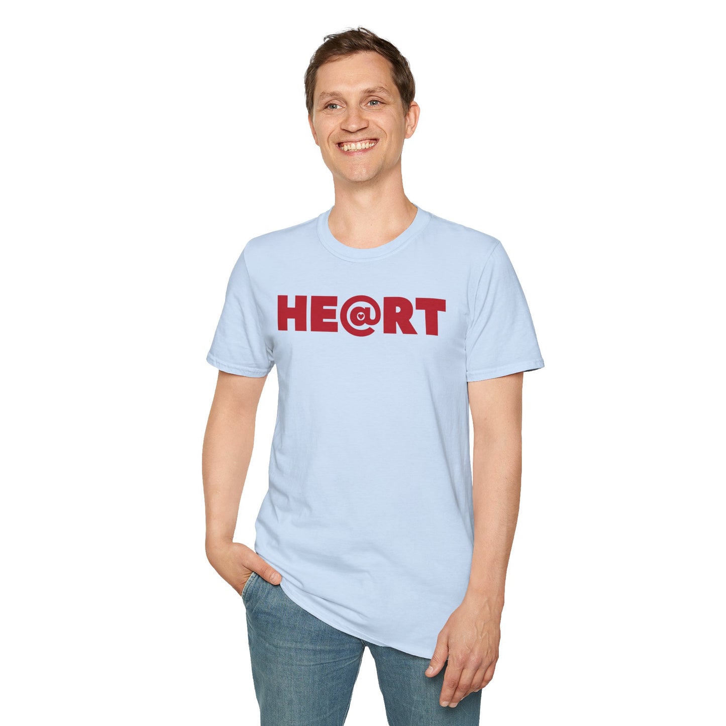 AT HEART Unisex Softstyle 100% Cotton T-Shirt