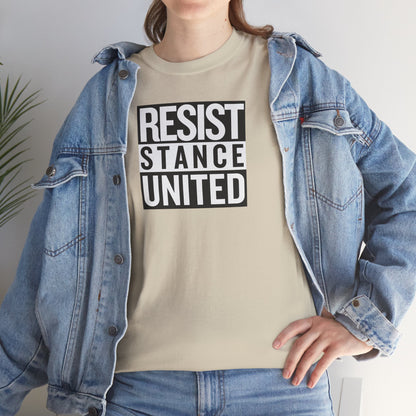 RESIST STANCE UNITED Unisex Heavy Cotton Tee