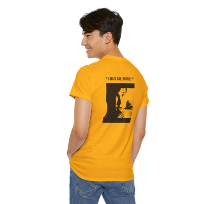 CARPE DIEM "I SEIZE DAY, PEOPLE" Unisex Heavy Cotton Tee