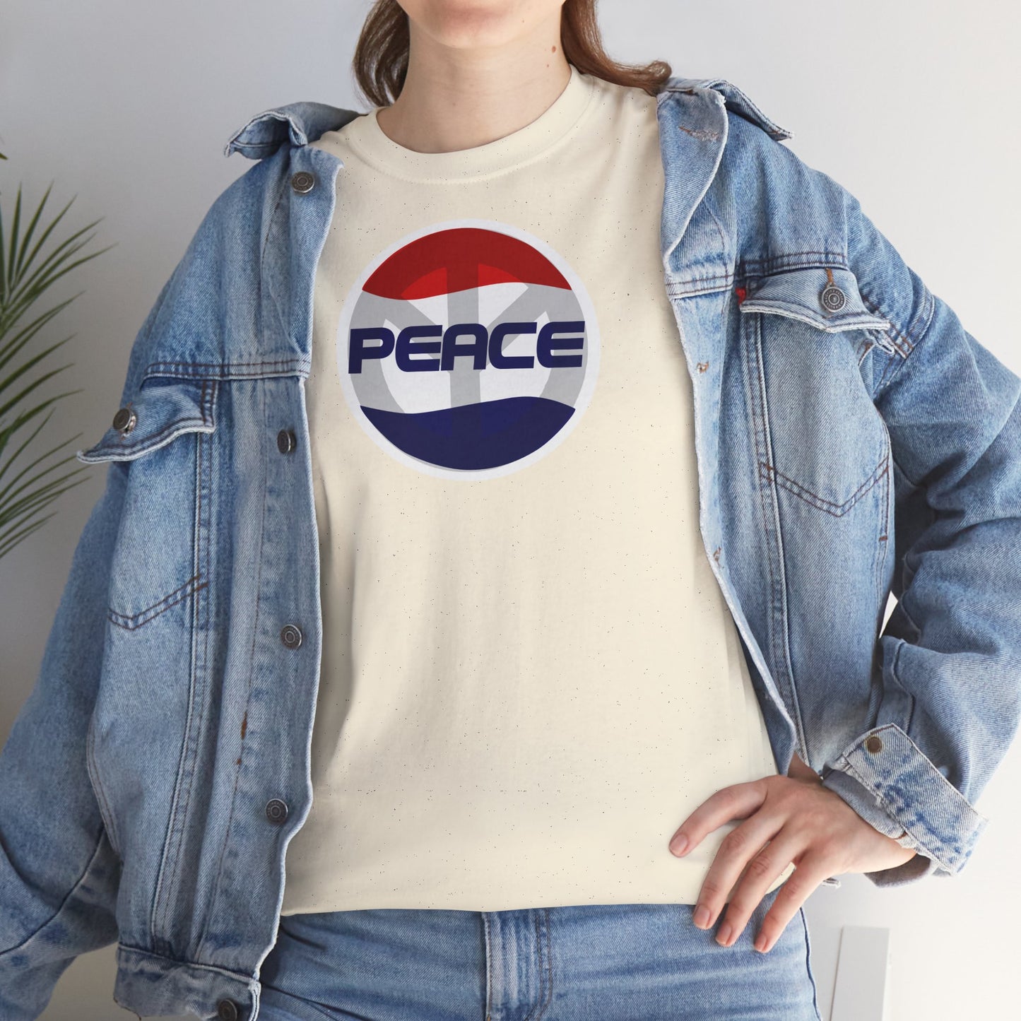 PEACE Unisex Heavy Cotton Tee