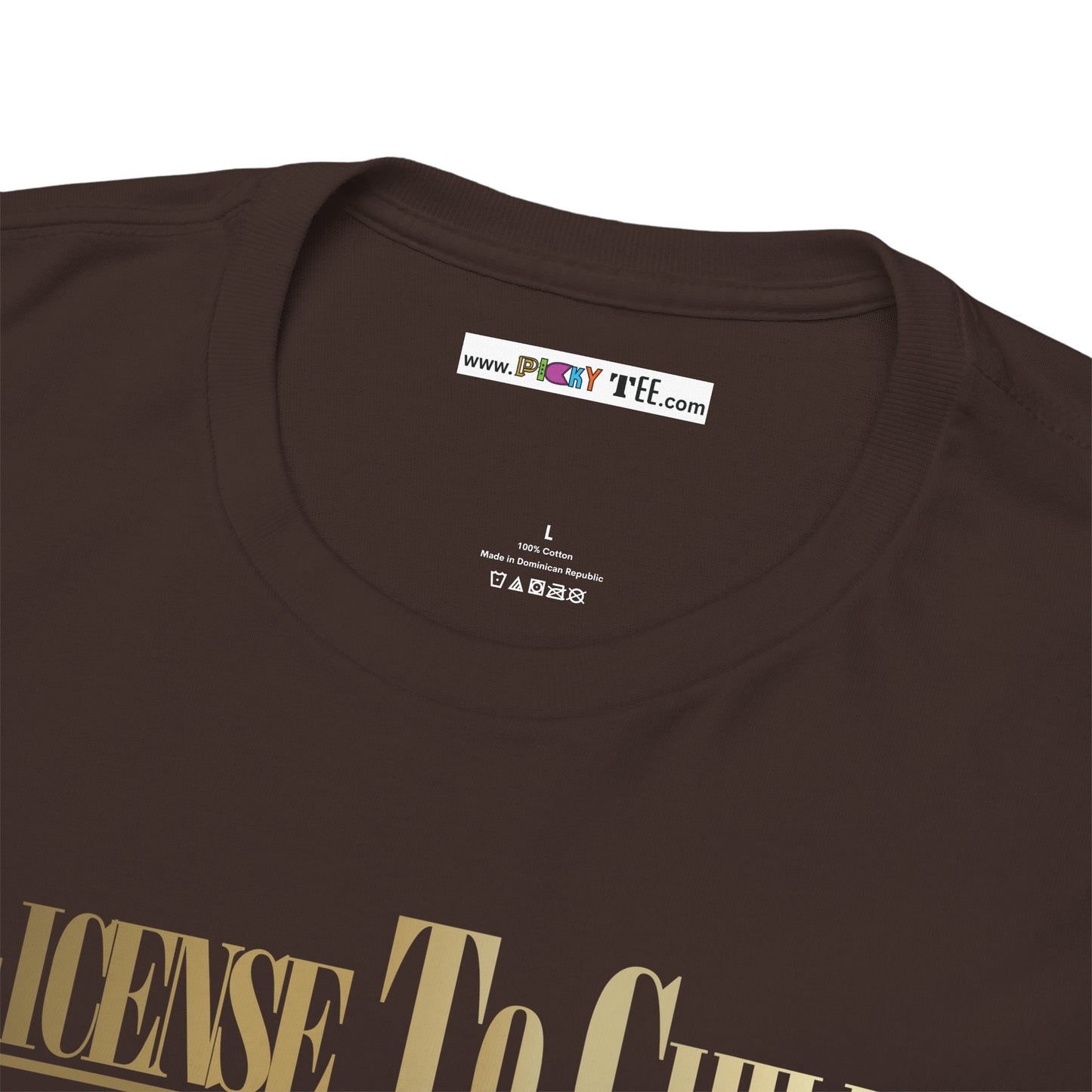 LICENSE TO CHILL 00Zzz Unisex Heavy Cotton Tee