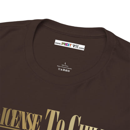 LICENSE TO CHILL 00Zzz Unisex Heavy Cotton Tee