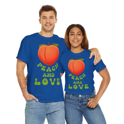PEACH AND LOVE Unisex Heavy Cotton Tee