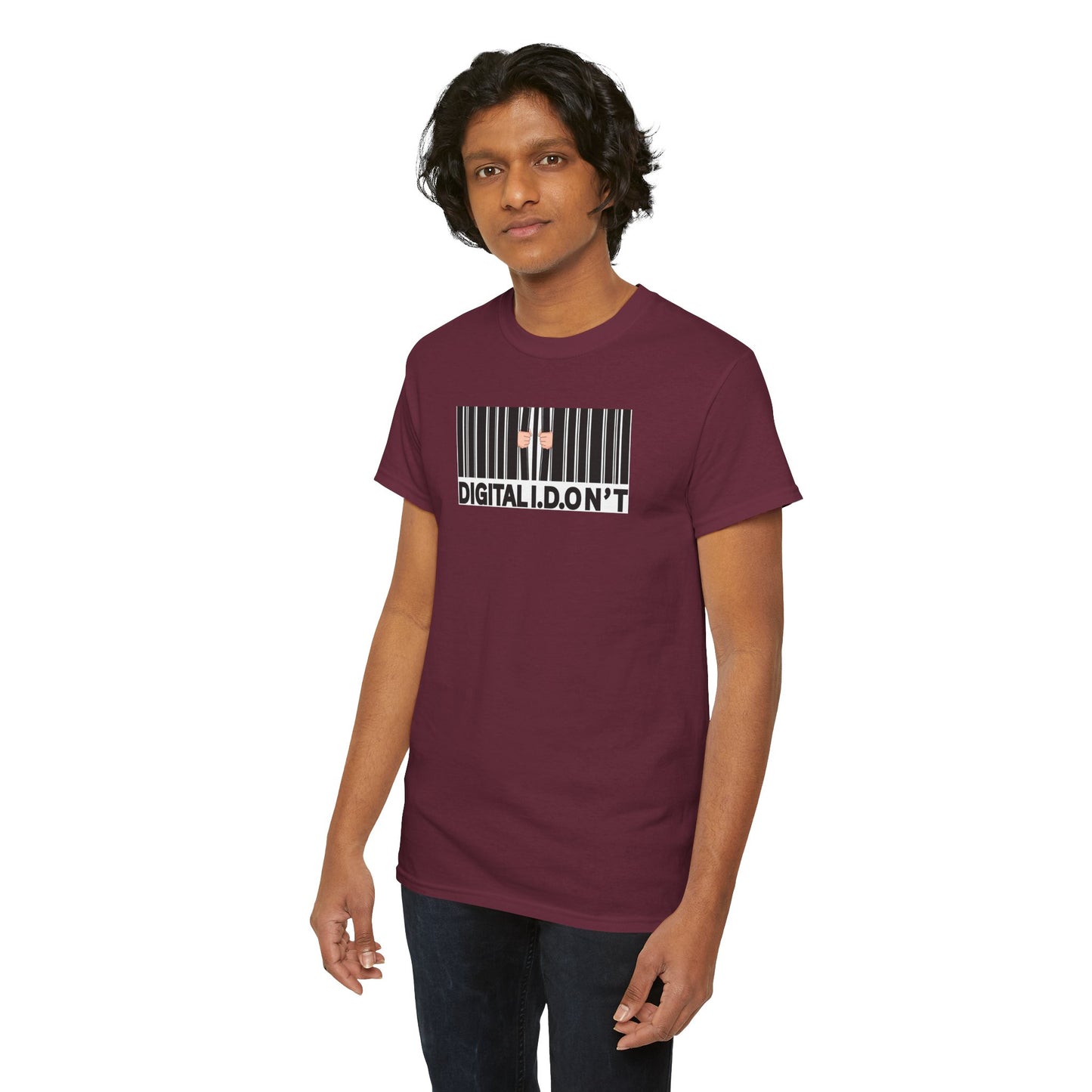 DIGITAL I.D.ON'T Unisex Heavy Cotton Tee