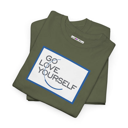 GO LOVE YOURSELF Unisex Heavy Cotton Tee