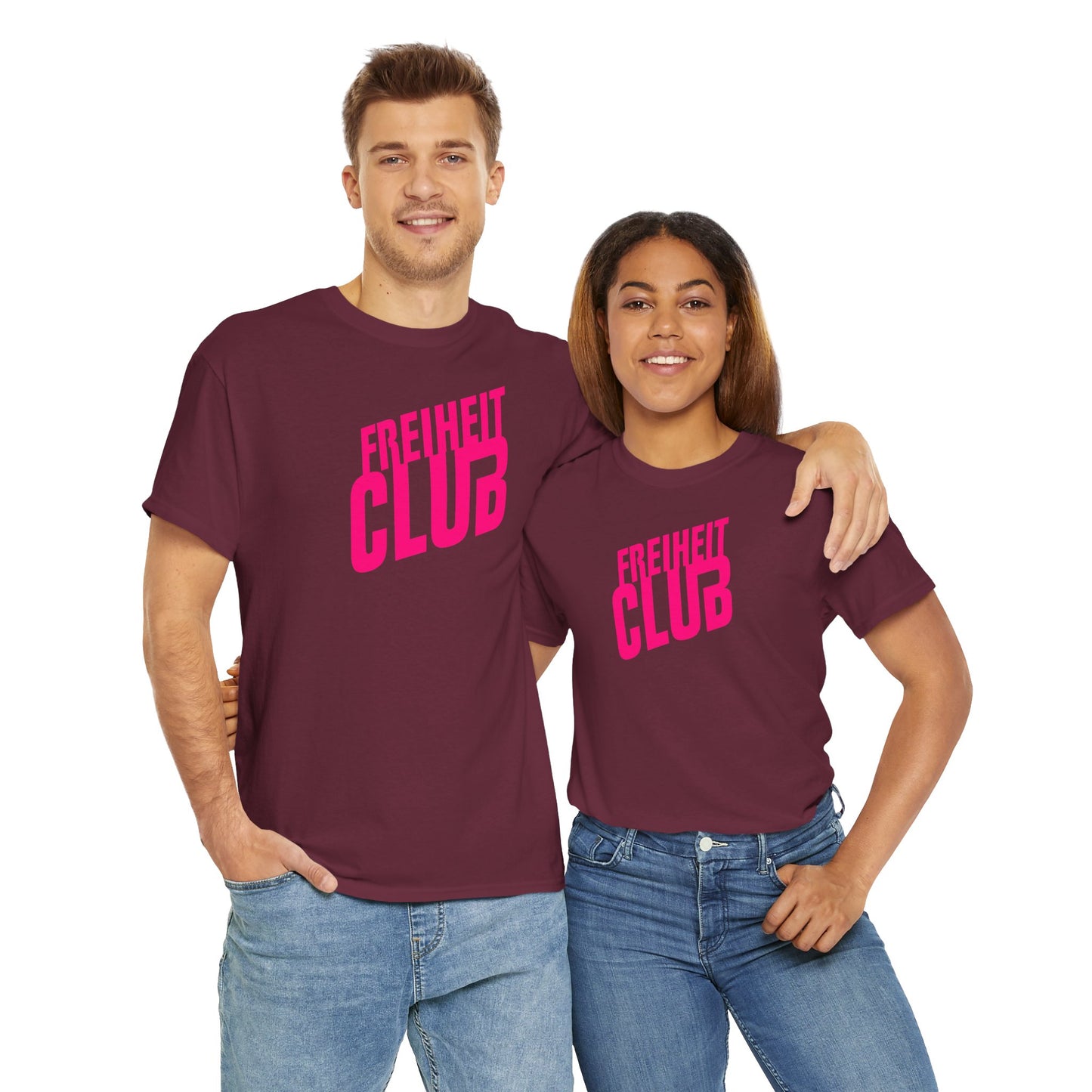 FREIHEIT CLUB  Unisex Softstyle 100% Cotton T-Shirt