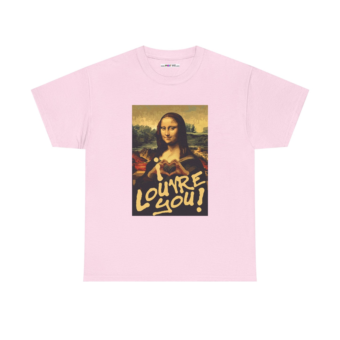 I LOUVRE YOU! Unisex Heavy Cotton Tee