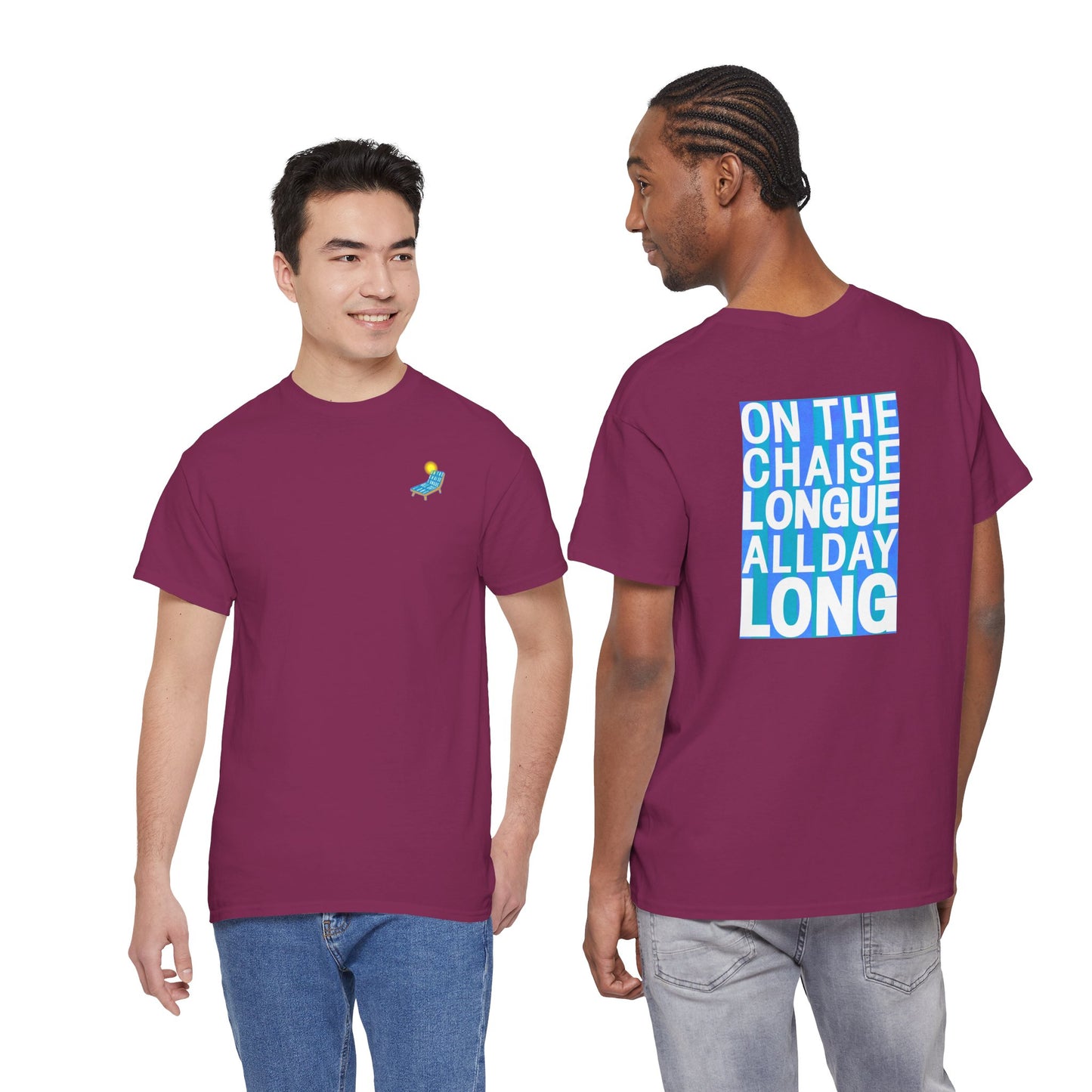 ON THE CHAISE LONGUE ALL DAY LONG Heavy Cotton Tee