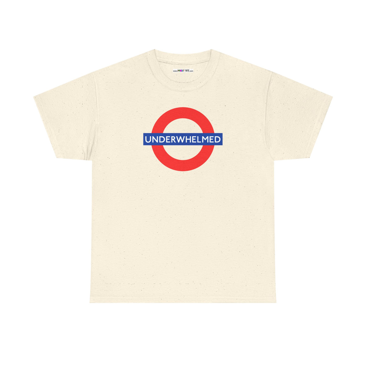 UNDERWHELMED Unisex Heavy Cotton Tee