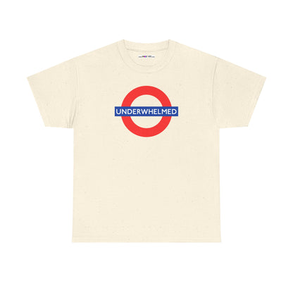 UNDERWHELMED Unisex Heavy Cotton Tee