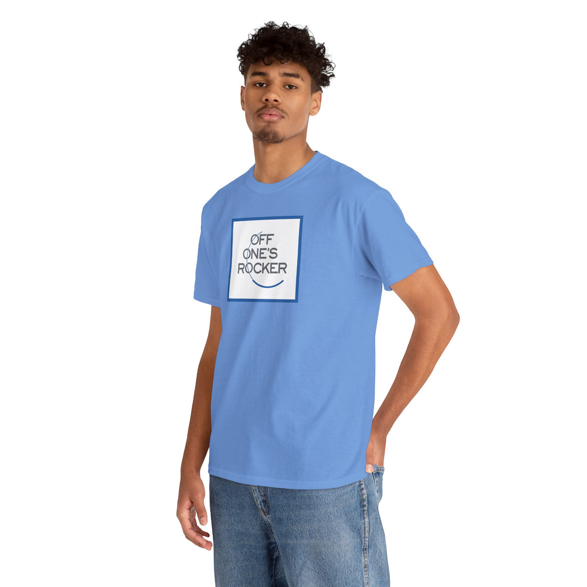 OFF ONE'S ROCKER Unisex Heavy Cotton Tee