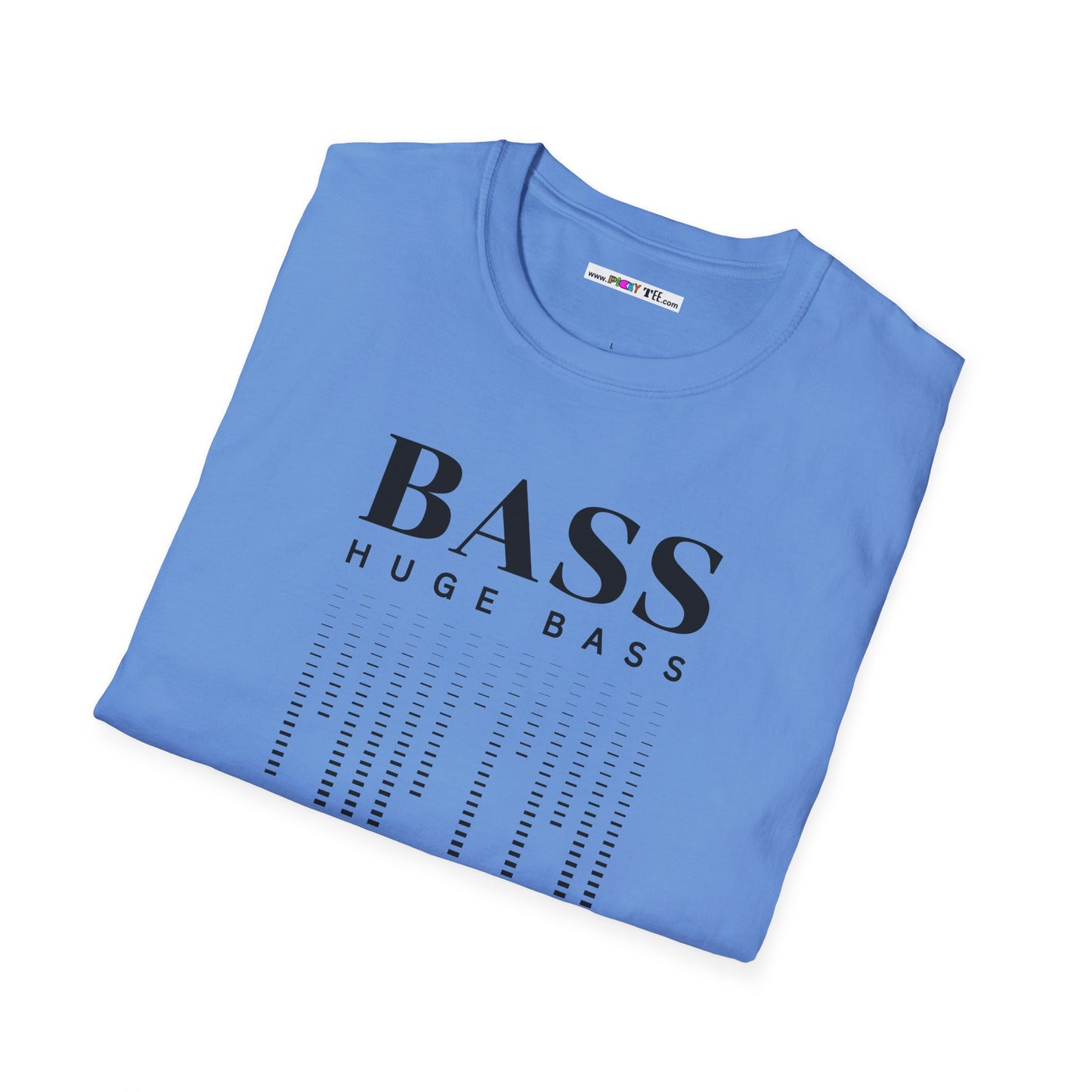BASS HUGE BASS Unisex Softstyle 100% Cotton T-Shirt