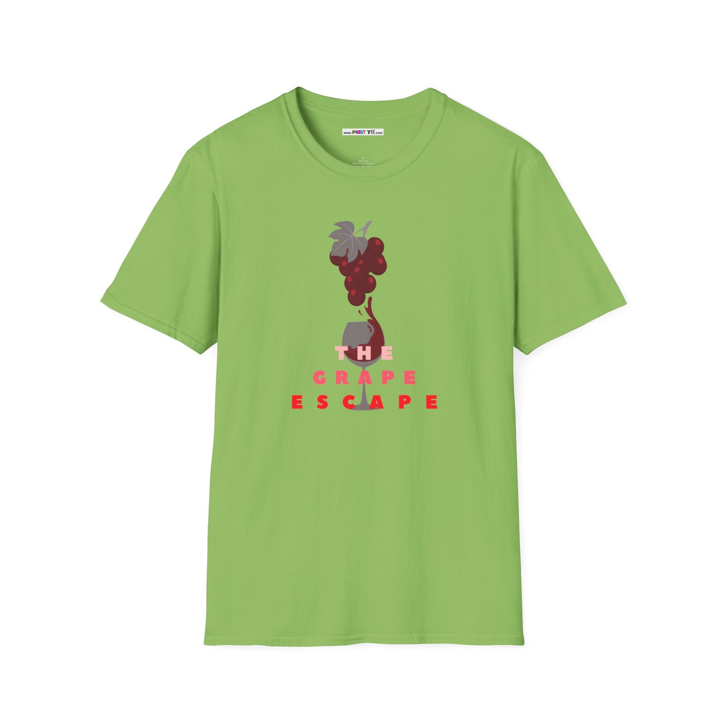 THE GRAPE ESCAPE Unisex Softstyle 100% Cotton T-Shirt