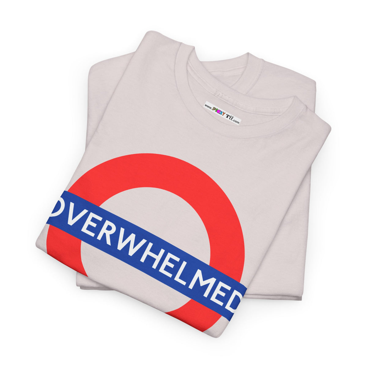OVERWHELMED Unisex Heavy Cotton Tee
