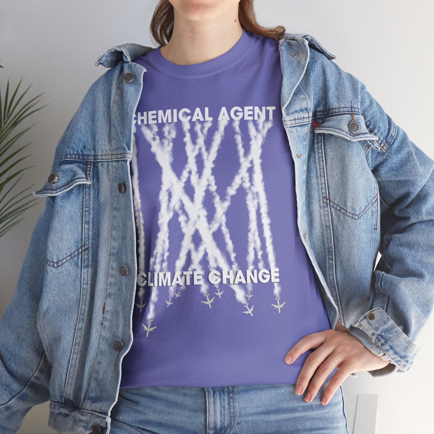 CHEMICAL AGENT/CLIMATE CHANGE Unisex Heavy Cotton Tee