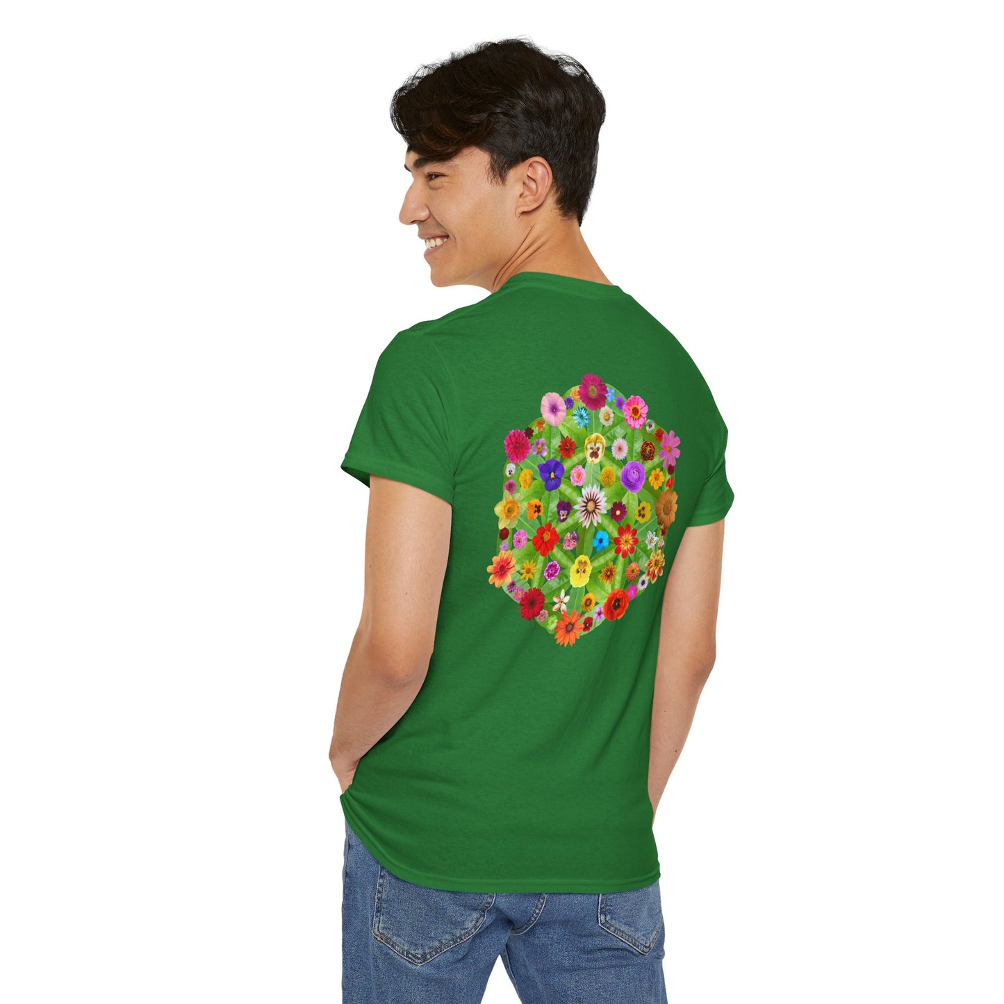 Flowers of Life Unisex Heavy Cotton Tee