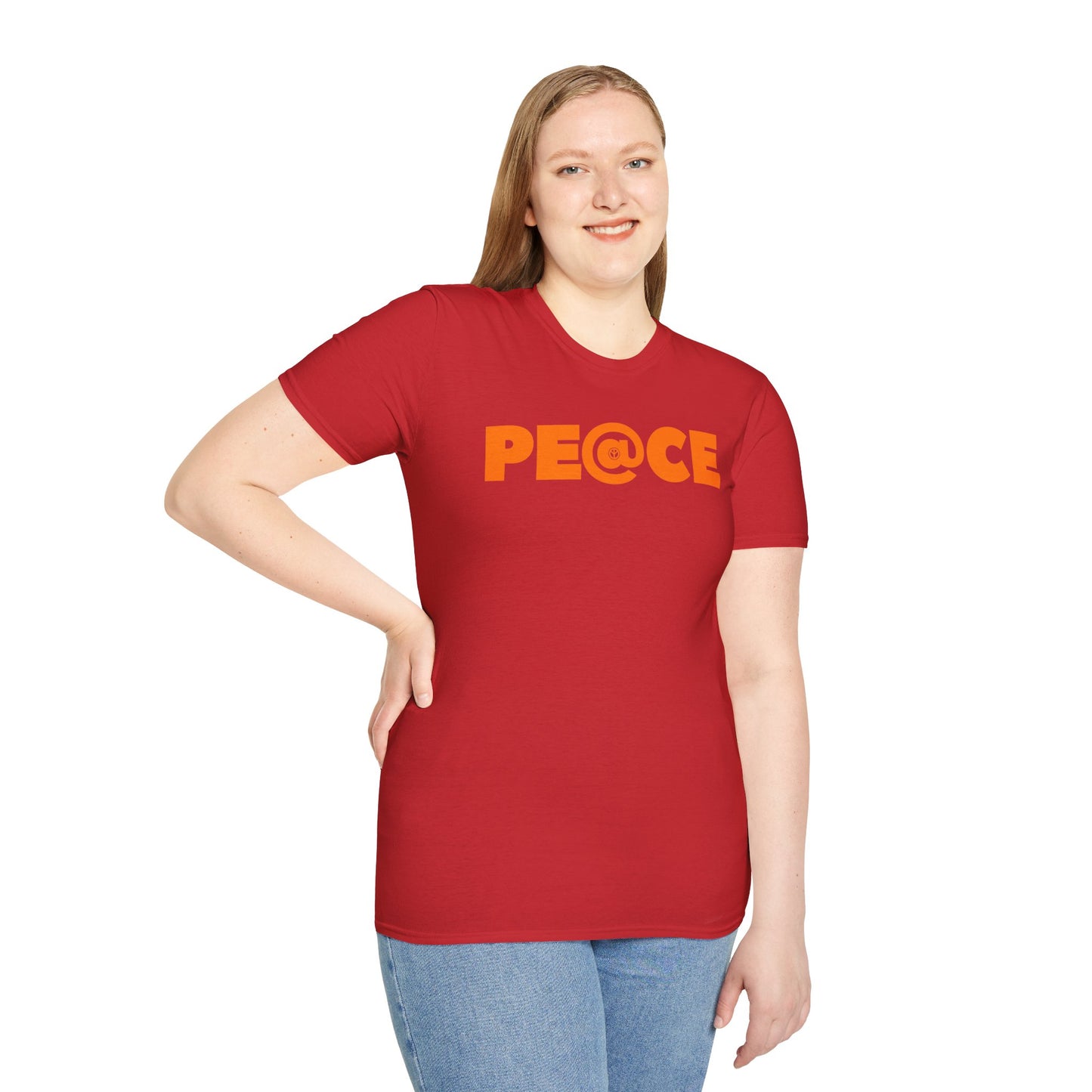 AT PEACE Unisex Softstyle 100% Cotton T-Shirt