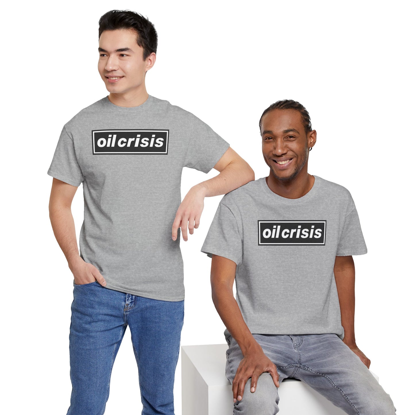 oil crisis/Foil THE crisis Unisex Heavy Cotton Tee