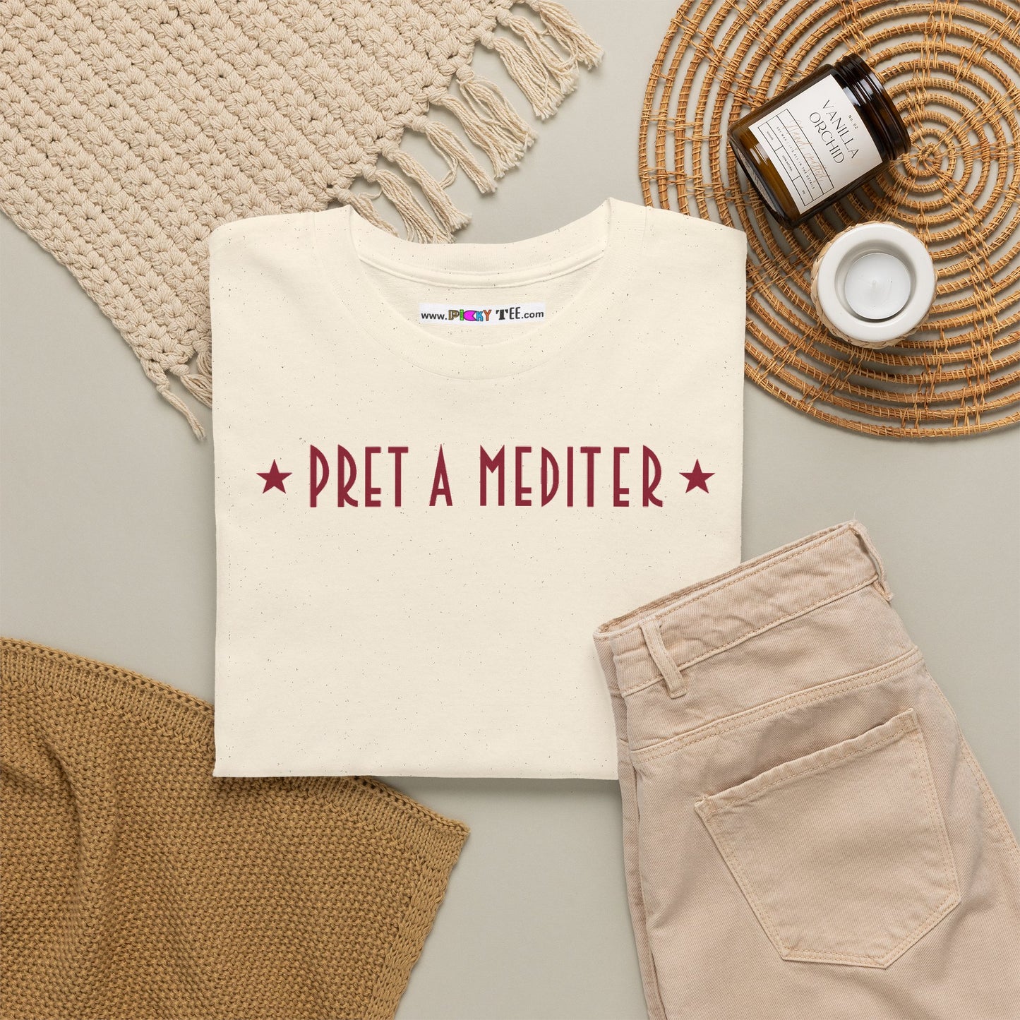 * PRET A MEDITER * Unisex Heavy Cotton Tee
