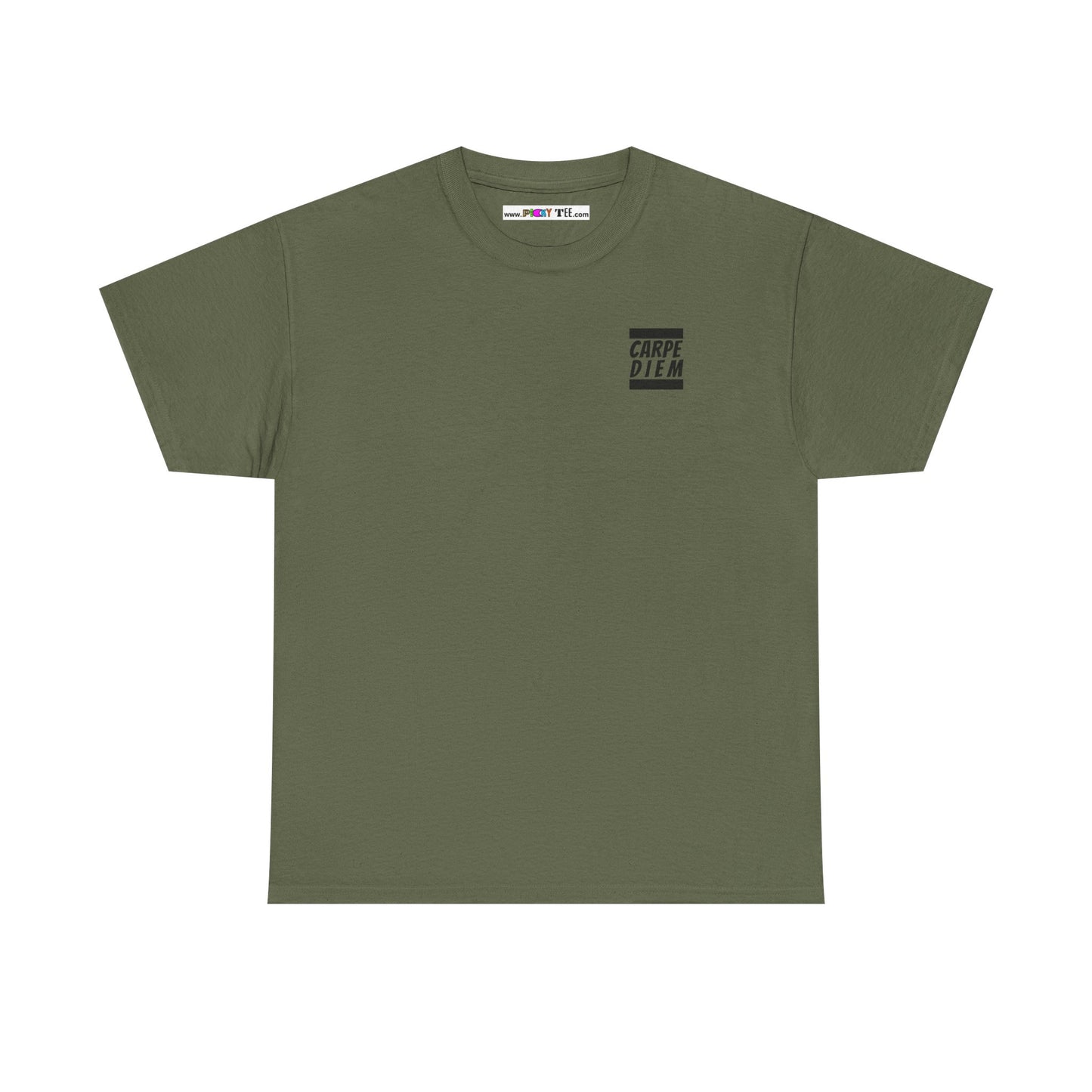 CARPE DIEM "I SEIZE DAY, PEOPLE" Unisex Heavy Cotton Tee