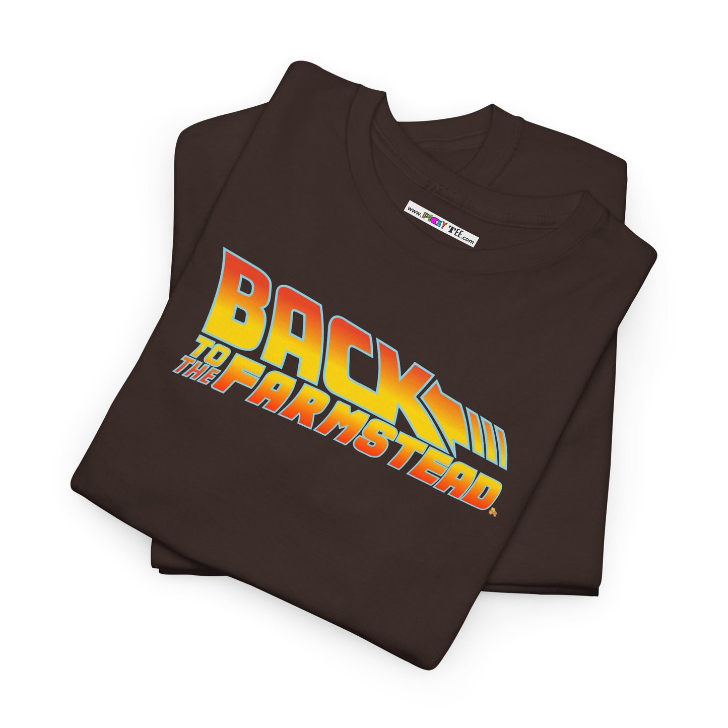 BACK TO THE FARMSTEAD Unisex Heavy Cotton Tee