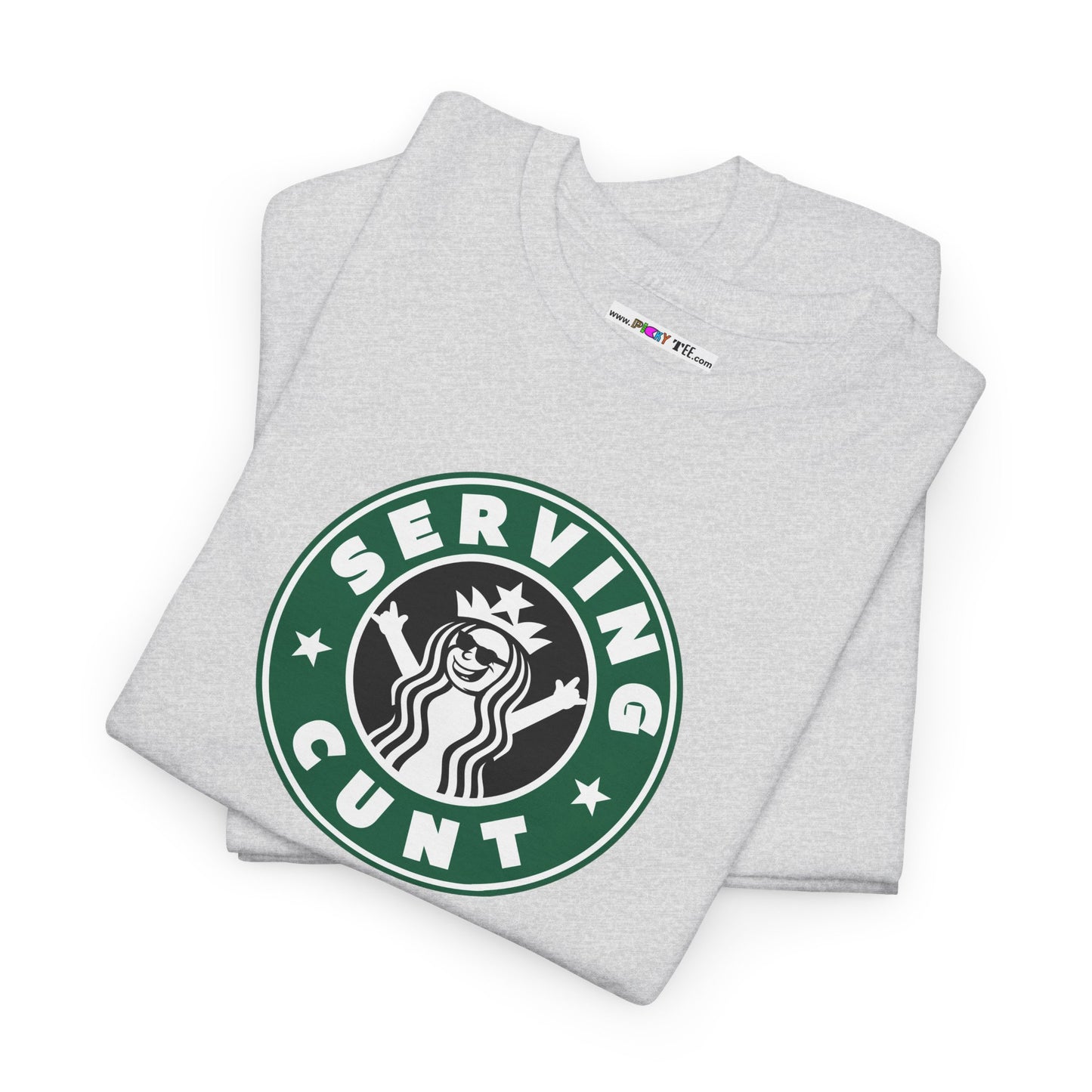 SERVINGCUNT Unisex Heavy Cotton Tee