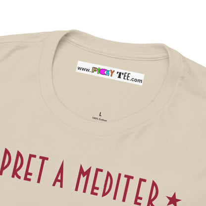* PRET A MEDITER * Unisex Heavy Cotton Tee