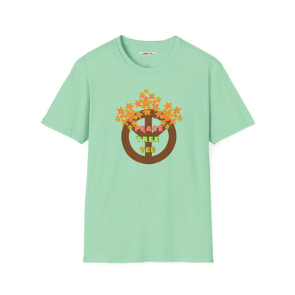 PEACE TREE TEE Unisex Softstyle 100% Cotton T-Shirt